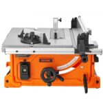 VEVOR Sierra Circular de Mesa Capacidad de Corte 625 mm Sierra de Mesa 4400 rpm 1800 W Corte Transversal 85 mm 90° Corte Biselado 60 mm 45° para Corte de Madera Carpintería Taller Interior Exterior
