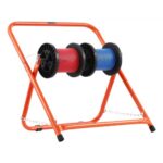VEVOR Organizador de Cables, Soporte para Carretes de Cables Eléctricos Dispensador Portátil de Alambre para Carretes de Hasta 50 cm de Diámetro, Capacidad de 45 kg para Uso Industrial, Eléctrico