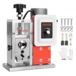 VEVOR Peladora de Cables Eléctrica, Motorizada y Automática con Cuchillas, Rodillos en Forma de V y Ventilador Diámetro de Cable Pelado Aplicable de 1,5-40 mm para Reciclaje de Chatarra de Cobre