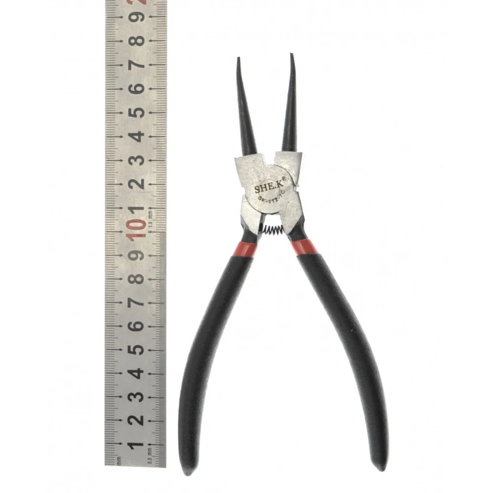 Sk-112-7c Alicates Rectos Para Circlips/Arandelas/Anillos De Seguridad 180mm