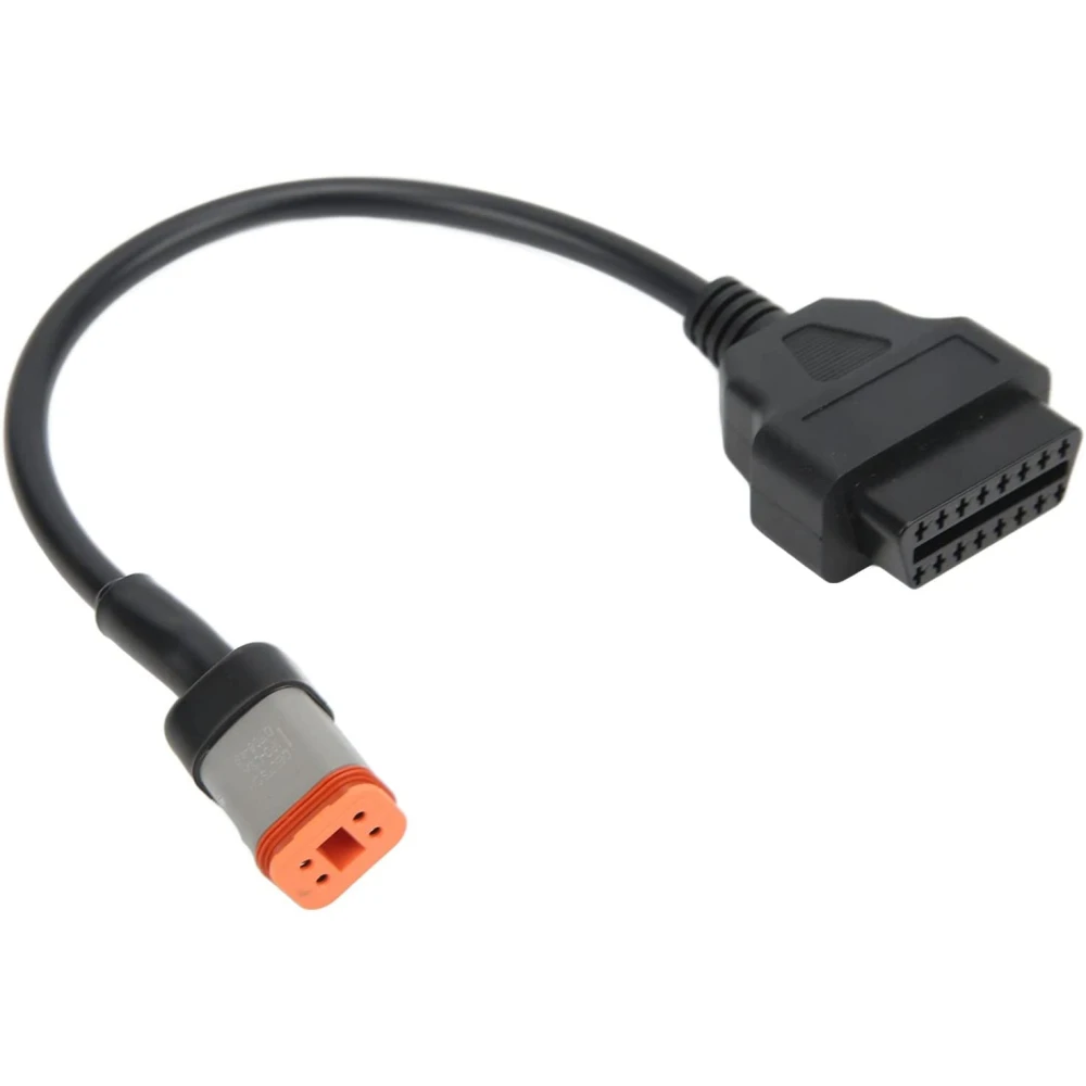 Cable Adaptador Convertidor Harley Davidson Obd1 4 Pines A Obdii 16 Pines