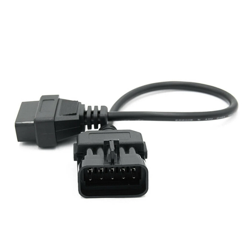 10pin Obd1 A 16pin Obd2 Cable Diagnostico Compatible Con Opel Obdii Adaptador Conector