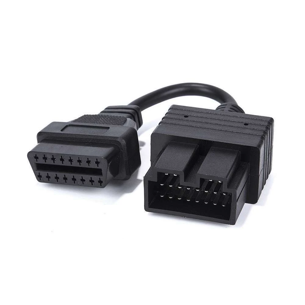 20pin Obd1 A 16pin Obd2 Cable Diagnostico Compatible Con Kia Obdii Conector Adaptador