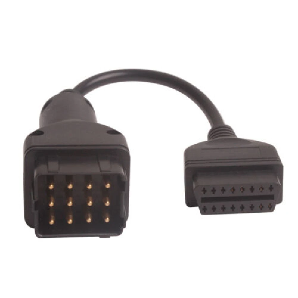 12pin Obd1 A 16pin Obd2 Cable Diagnostico Compatible Con Renault Obdii Adaptador Conector