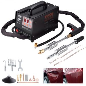 VEVOR Máquina de Reparación de Abolladuras 220V Kit Herramientas, Herramientas de Reparación de La Abolladura 220V Abolladuras Coche Abolladuras Coche Profesional Máquina de Soldadura por Puntos