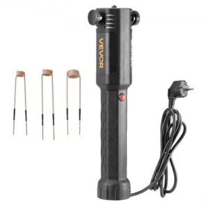 VEVOR Calentador de Inducción para Extracción de Tornillos, 1100 W, Calentador para Extracción de Tornillos Oxidados, Herramientas de Reparación de Taller con 3 Bobinas, 385 x 72 x 74 mm, Negro