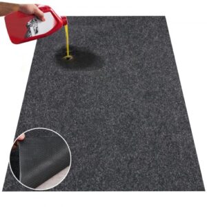 VEVOR Alfombrilla para Suelo de Garaje 2,23x5,18 m Alfombrilla Protectora Antideslizante Impermeable Agua Barro Aceite para Coche con Respaldo de TPE Antifugas Fácil de Limpiar Corte, Varios Usos