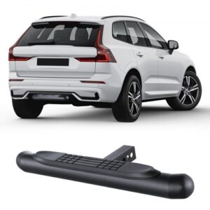 VEVOR - Escalón de enganche para receptor de 2 pulgadas, construcción de acero resistente con capacidad de carga de 350 libras, protector de parachoques trasero con pasador de bloqueo, ajuste universal para camión, SUV, camioneta, remolque