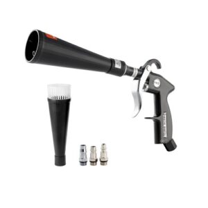 VEVOR Pistola de Limpieza para Automóviles, 80-160 PSI, con 2 Boquillas Giratorias de 360° para Limpieza Completa, Elimina Rápidamente la Suciedad y el Polvo de la Superficie, 275 x 140 x 50 mm