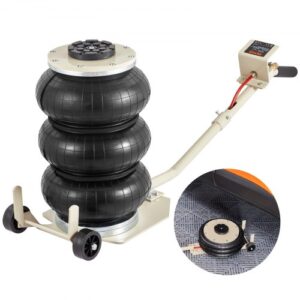 VEVOR Gato Neumático de Triple Bolsa 3 T / 6600 lbs para Elevación de Coches SUV