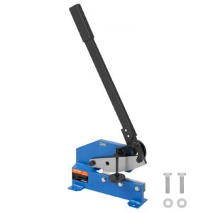 VEVOR Cizalla Manual para Chapa de Metal Cortador de Chapa de Mesa 190 mm Q235 Herramienta de Corte para Procesar Láminas de Metal Duro Placas de Acero Barras de Cobre para Constructores Bricolaje