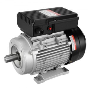 VEVOR Motor eléctrico 1.1KW 2800 rpm, AC 220~240V 7.1A, 90S, marco B34, motor de compresor de aire monofásico, eje con llave de 24 mm, rotación CW/CCW para maquinaria agrícola y equipos generales