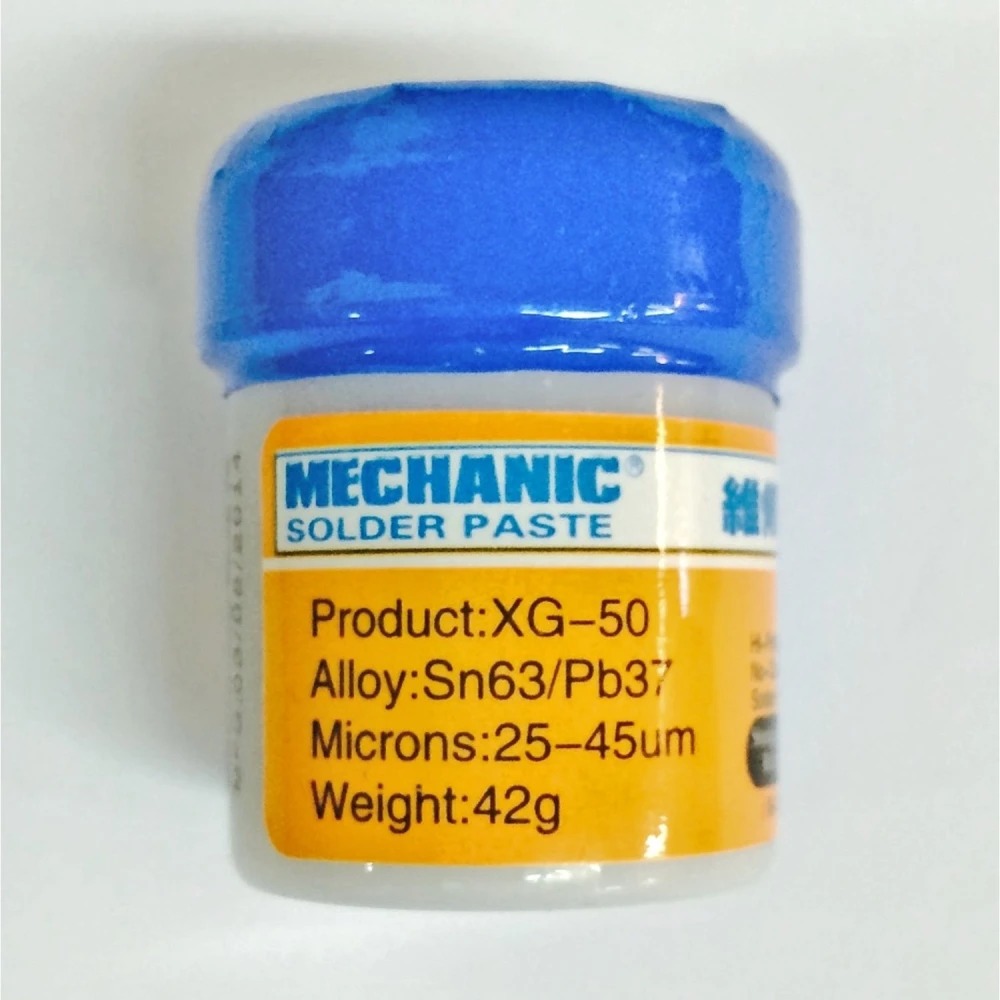 Estaño En Pasta Para Soldar Mechanic Xg-50 Sn63/Pb37 (10CC - 42gr)