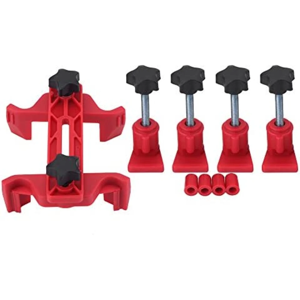 5 unids/set Kit de herramientas de bloqueo de árbol de levas de abrazadera de doble leva Universal, juego de herramientas de sincronización de motor de engranaje de piñón automático de coche