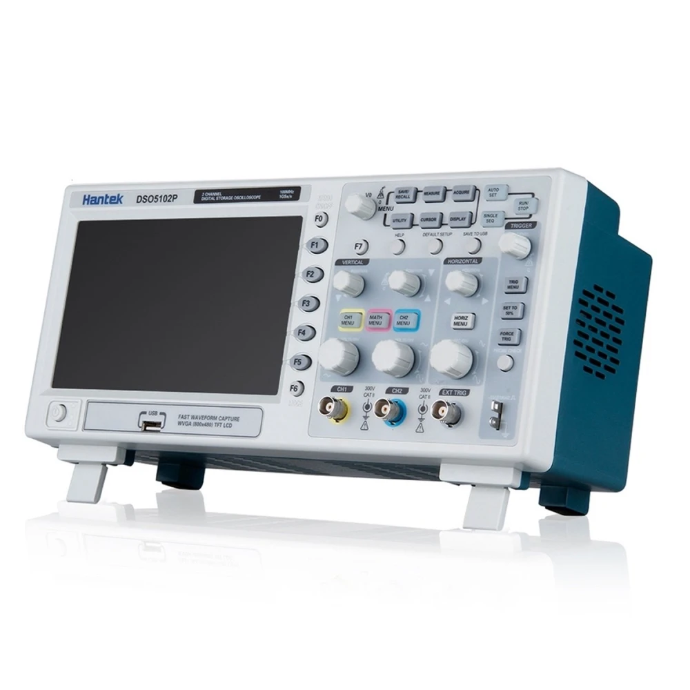 Osciloscopio Digital Hantek Dso5102p Digital Storage Oscilloscope - 100mhz, 2 Channels, 1m Memory