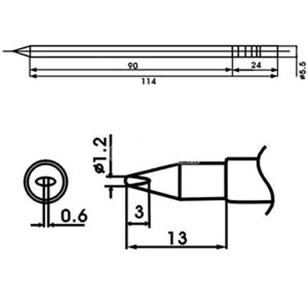 Aoyue Lf-12ld Punta Soldador Con Resistencia Incluida