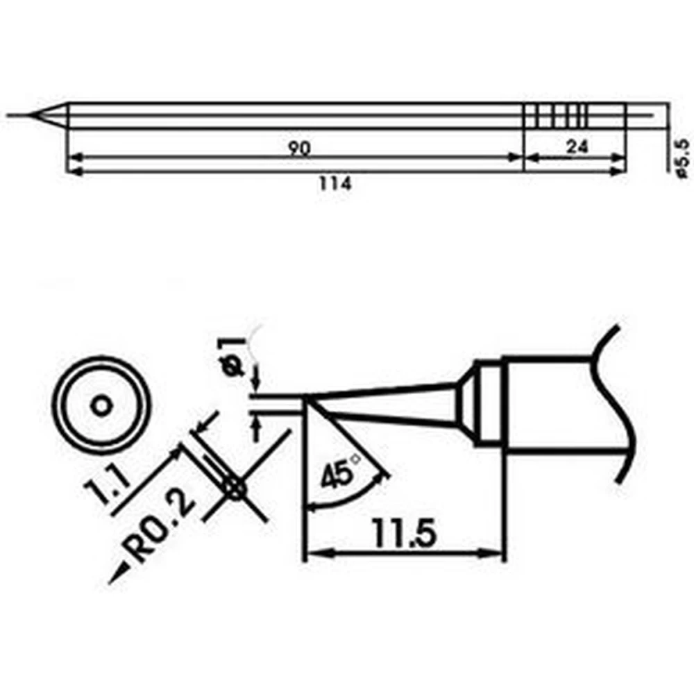 Aoyue Lf-1bc Punta Soldador Con Resistencia Incluida