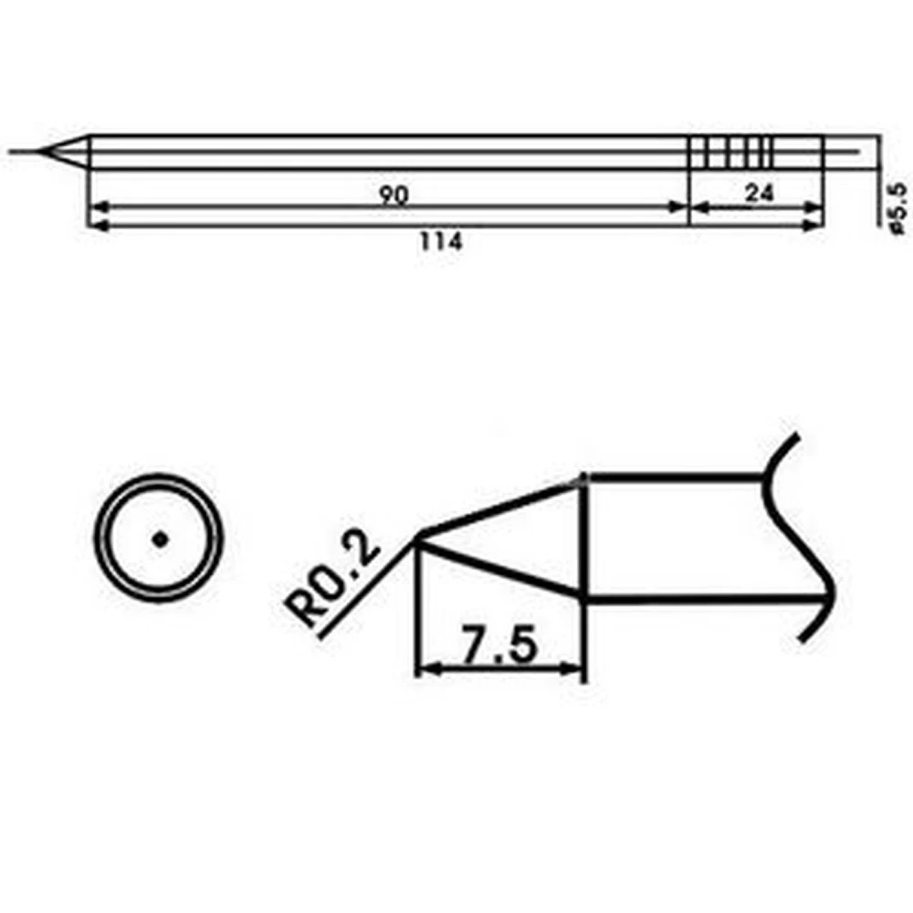 Aoyue Lf-B Punta Soldador Con Resistencia Incluida
