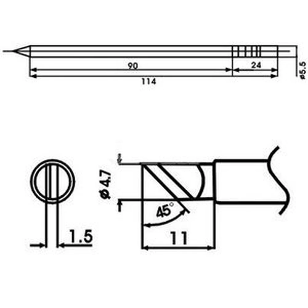 Aoyue Lf-Kl Punta Soldador Con Resistencia Incluida