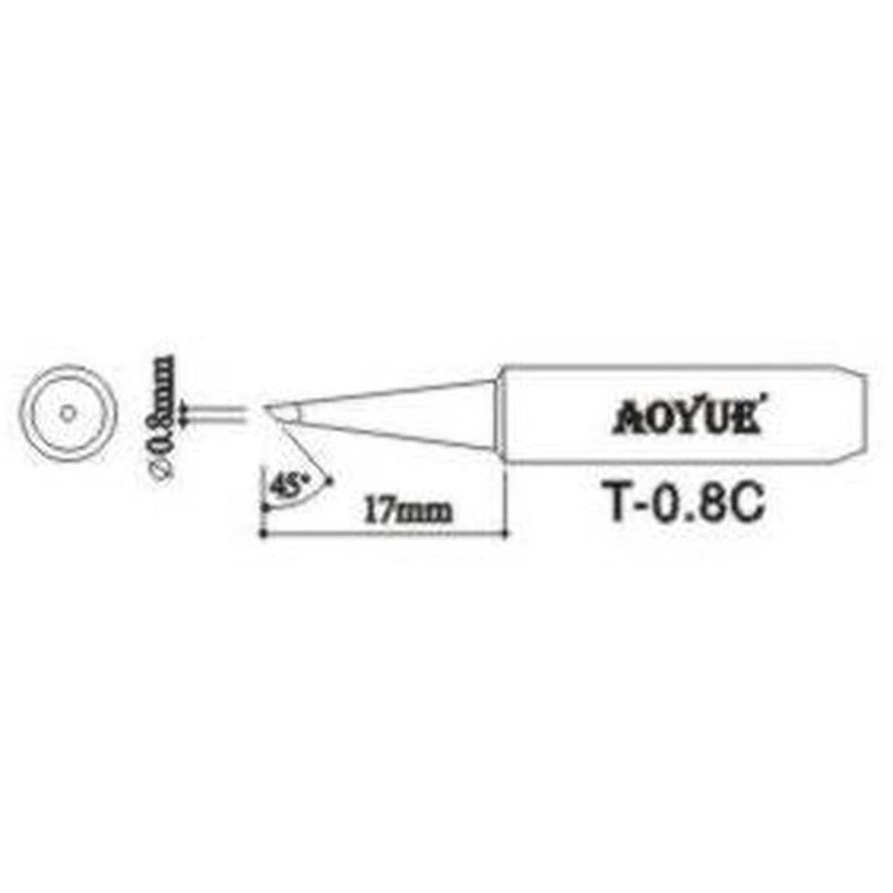 Aoyue T0,8c Repuesto Punta Soldador