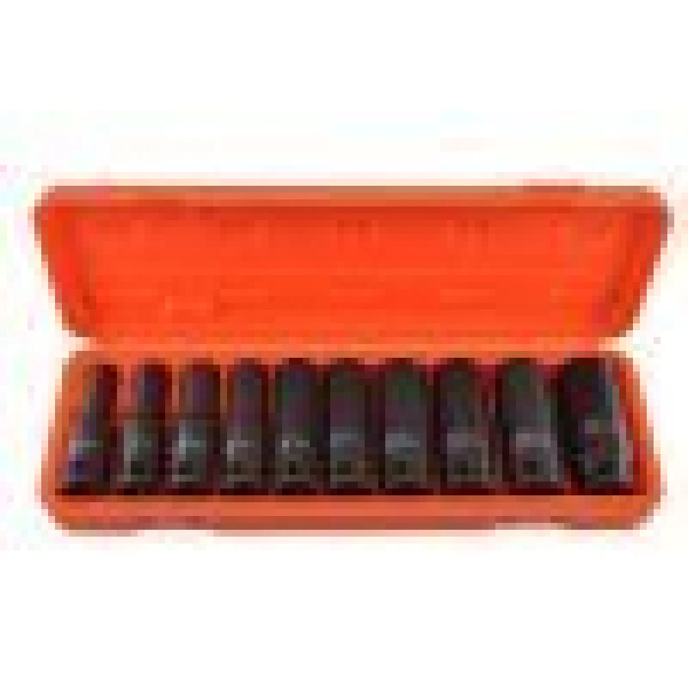 10 Pc Set 1/2 Vasos De Impacto Largos 10-24mm