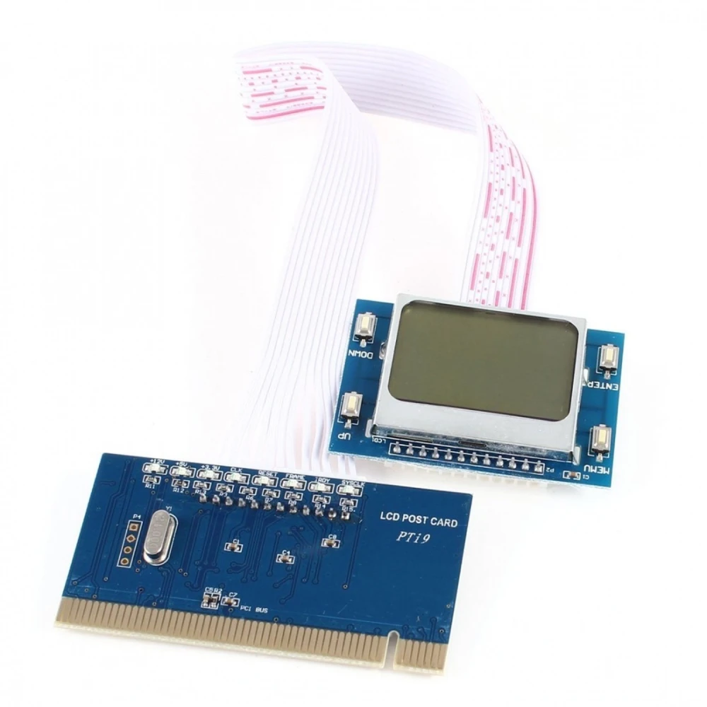 Tarjeta De Diagnostico Pci Para Pc Con Pantalla Lcd Modelo Pti-9