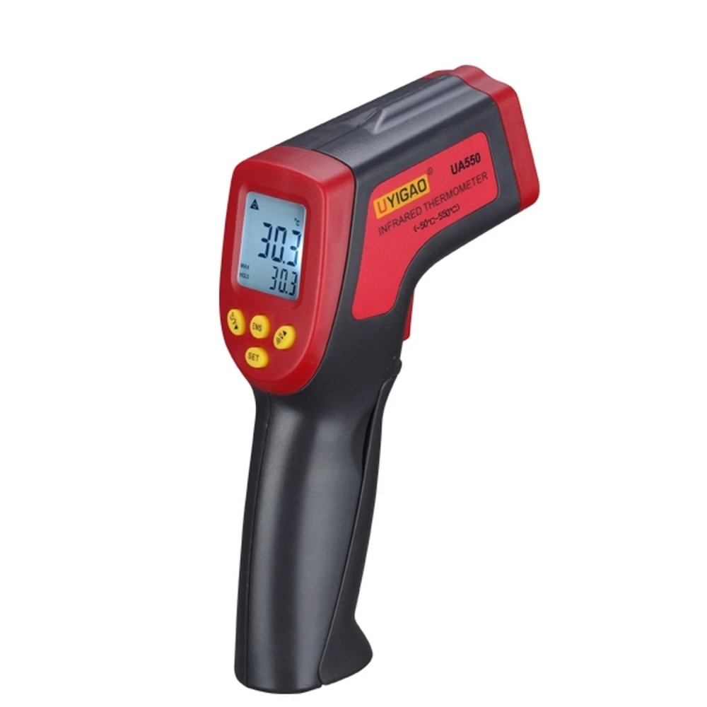 Termometro Por Infrarojos A Distancia Con Puntero Laser Ua550 -32ºC A +550ºC (no Valido Para Personas)