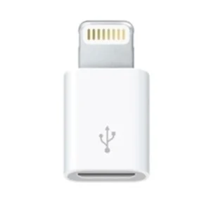 Adaptador Lightning a Micro USB compatible con iPhone 5, iPad Mini y más