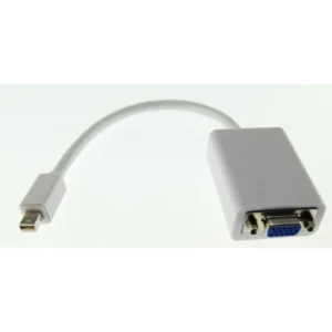 Adaptador Mini Displayport a VGA para conectar monitores y proyectores VGA