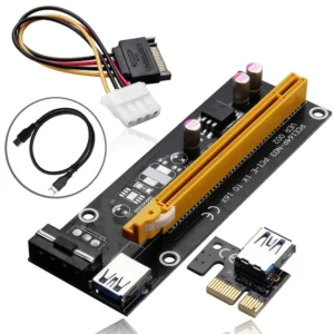Adaptador PCI-E 1x a 16x para minería con USB 3.0 - Satkit
