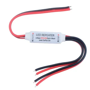 Amplificador para tira led monocolor 24v tamaño mini para señal amplificada