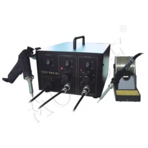 Aoyue 701A+ estación de soldadura con soldador y desoldador para reparación PCB