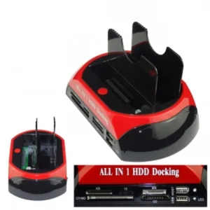 Base Dock Doble para Discos Duros HDD IDE/SATA 2,5" y 3,5" a USB 2.0