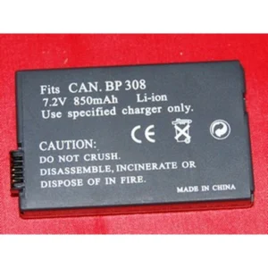 Batería compatible Canon BP-308 para videocámaras Canon