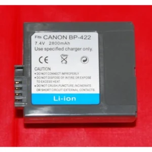 Batería compatible Canon BP-422 para cámaras Canon - Calidad garantizada