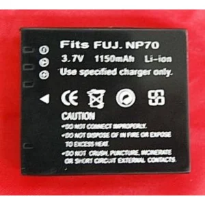 Batería compatible Fuji NP-70 para cámaras digitales y videocámaras