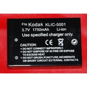 Batería compatible Kodak KLIC-5001 para cámaras digitales y videocámaras