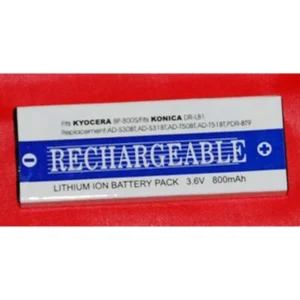 Batería compatible Kyocera BP800S y Konica DR-LB1 para cámaras digitales