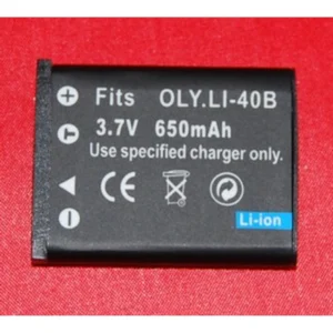 Batería compatible Li-40b para cámaras Nikon, Olympus y Pentax