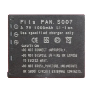 Batería compatible Panasonic CGA-007E/BCD10 para cámaras Lumix