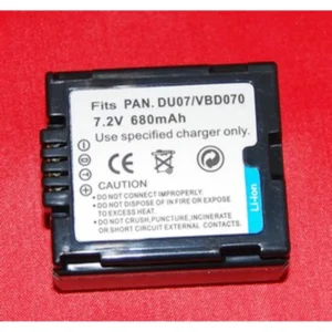 Batería compatible Panasonic DU07 para cámaras digitales y videocámaras
