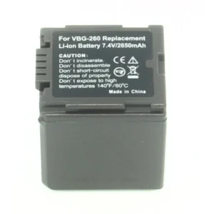 Batería compatible Panasonic VW-VBG260 para cámaras digitales y videocámaras