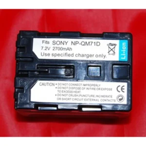 Batería compatible Sony NP-QM71D para cámaras digitales y videocámaras