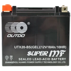 Bateria gel YTX20-BS Harley Davidson 12V 20Ah de alto rendimiento y larga duración