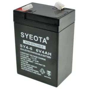 Batería plomo 6V 4Ah recargable SY4-6 para alarmas, balanzas y juguetes