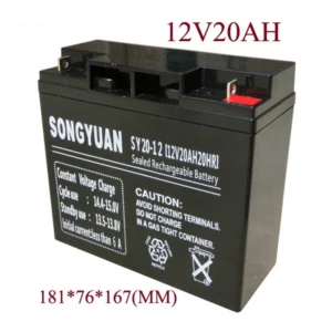 Batería plomo recargable 12v 20ah SY20-12 compatible con múltiples modelos