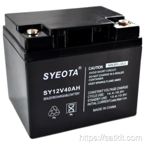 Bateria Plomo Sellada Recargable 12V 40Ah Sy40-12 de Alto Rendimiento