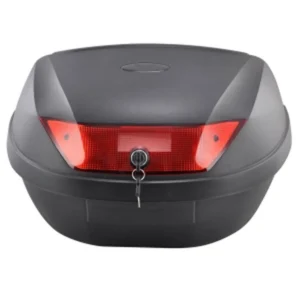 Baúl de moto para 2 cascos 48L - Maleta XXL universal para scooter y motocicleta