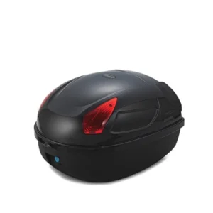Baúl portacasco bicicleta 17L negro JZH-818 para 1 casco con cerradura