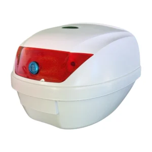 Baúl universal para moto 28L blanco - Porta casco Mod-YM-0807